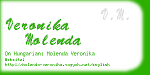 veronika molenda business card
